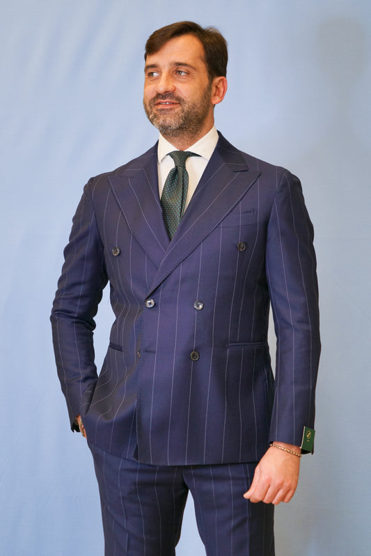 ABITO BLU GESSATO DOPPIOPETTO 1005-293