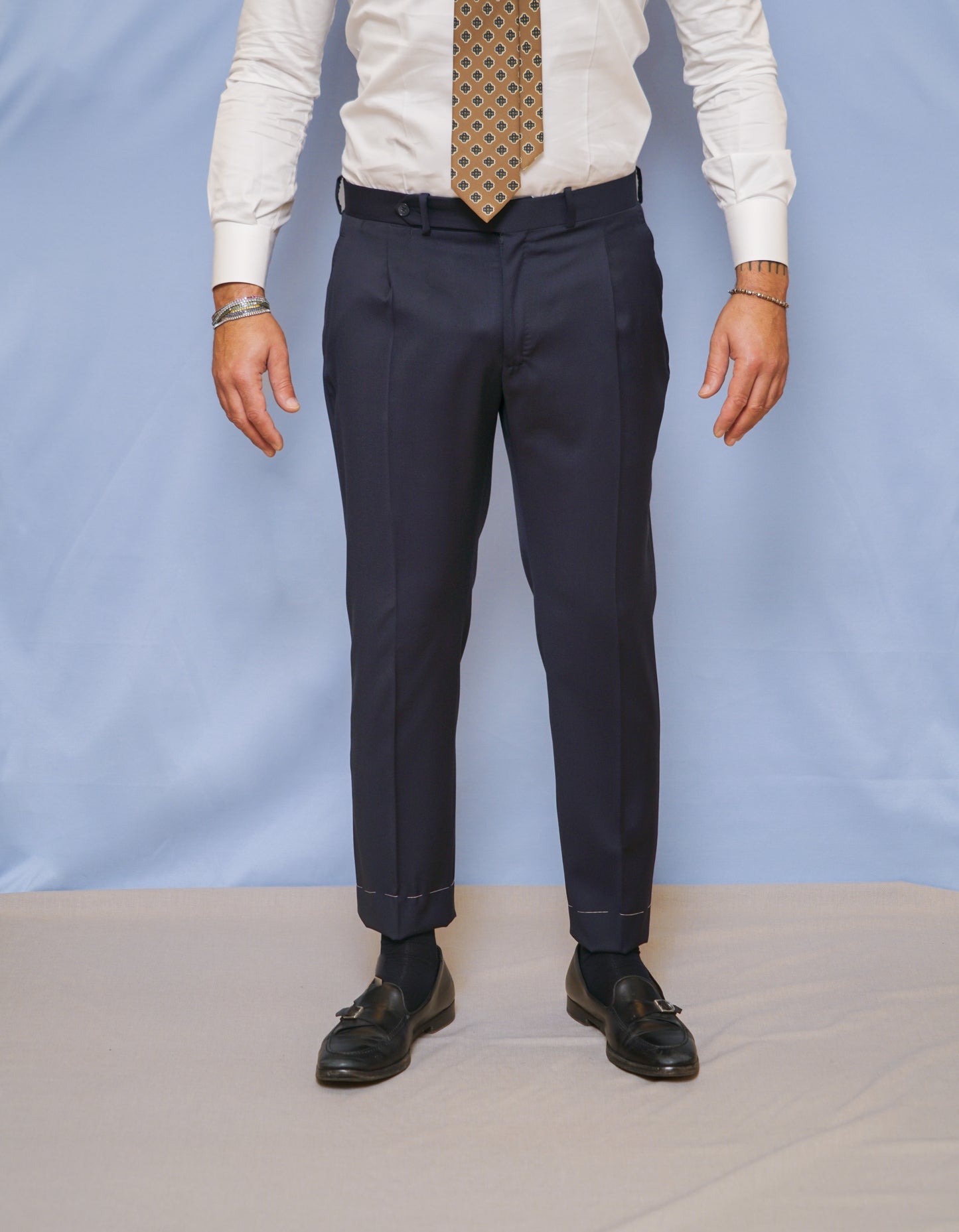 ABITO TINTA UNITA BLU