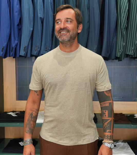 T-SHIRT 100% LINO