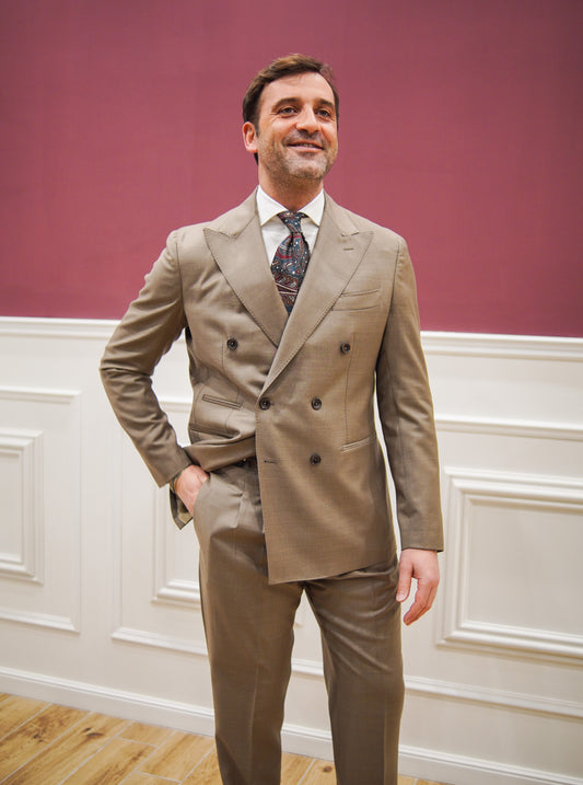 ABITO DOPPIOPETTO TORTORA