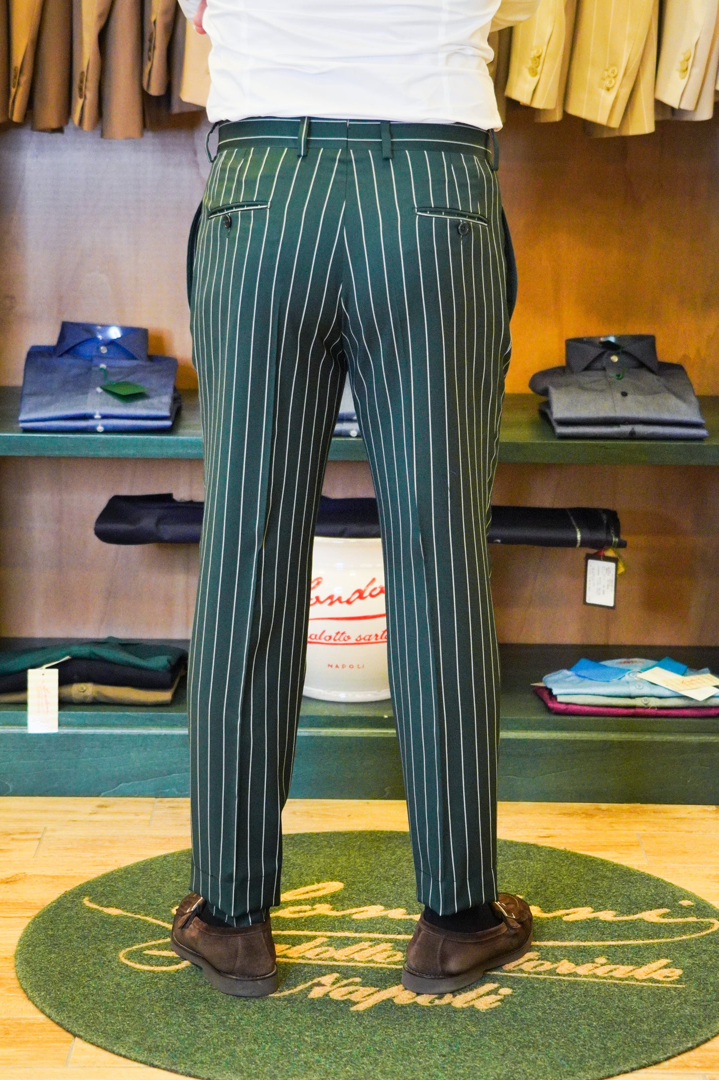 ABITO VERDE MONOPETTO