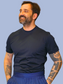 T-Shirt maniche corte vari colori 100% filo cotone scozia collo 78956