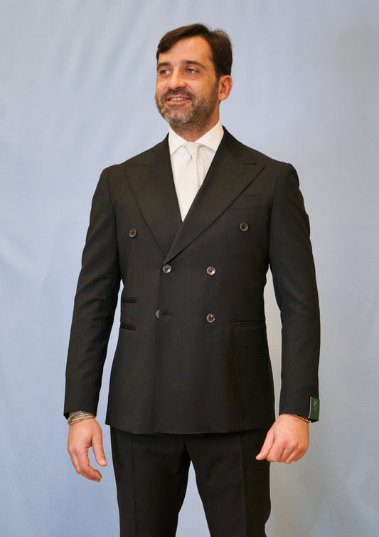 ABITO NERO DOPPIOPETTO 1012-5031