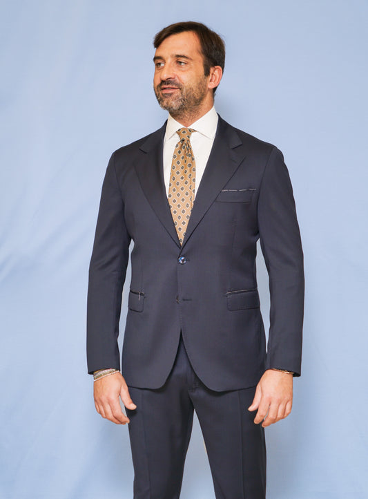 ABITO TINTA UNITA BLU