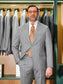 ABITO GESSATO GRIGIO MONOPETTO