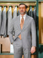 ABITO GESSATO GRIGIO MONOPETTO