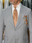 ABITO GESSATO GRIGIO MONOPETTO