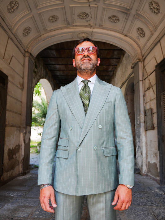 ABITO DOPPIOPETTO SALVIA