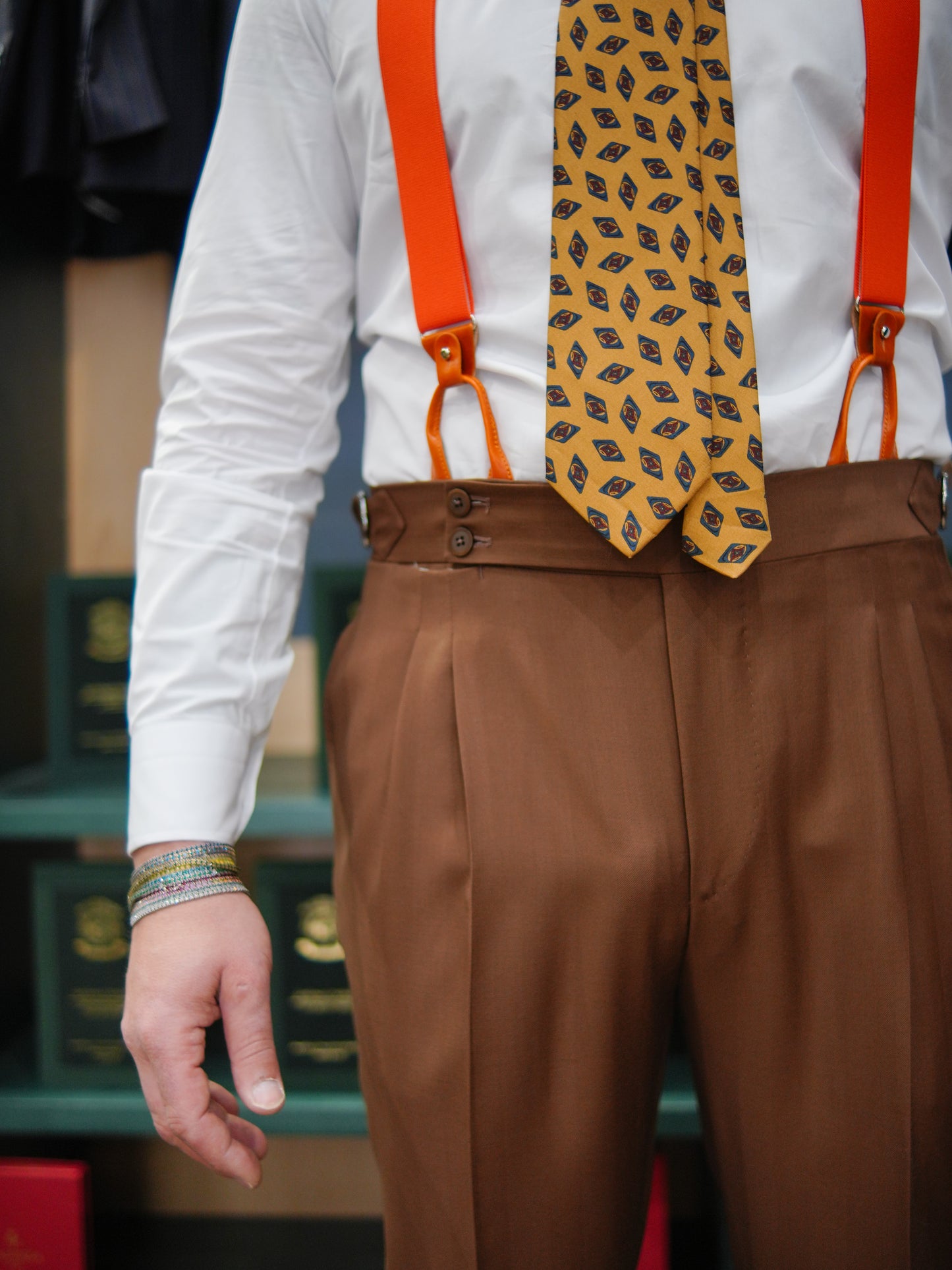 ABITO DOPPIOPETTO TABACCO