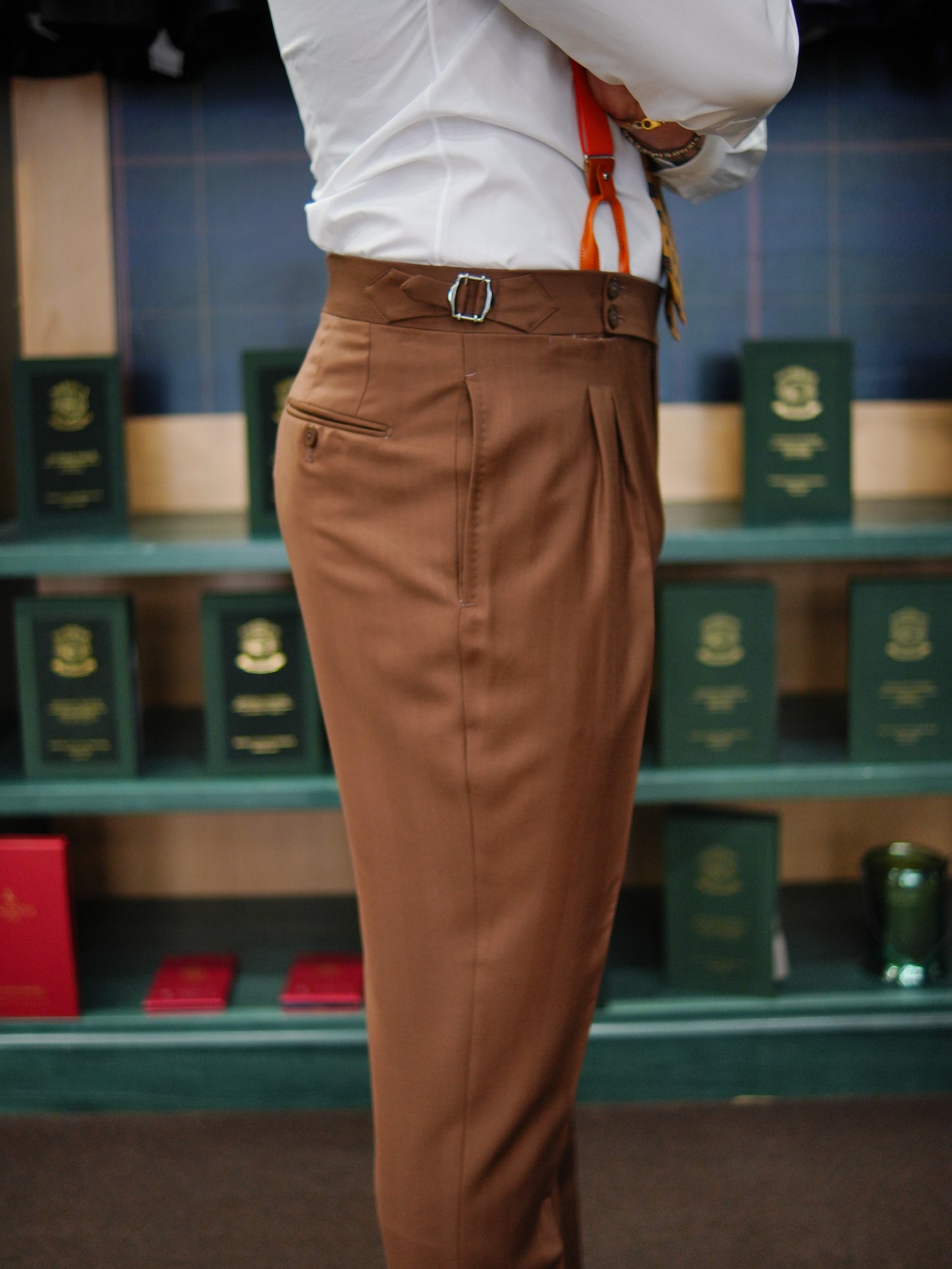 ABITO DOPPIOPETTO TABACCO