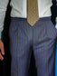 ABITO GESSATO TELA INGLESE BLU