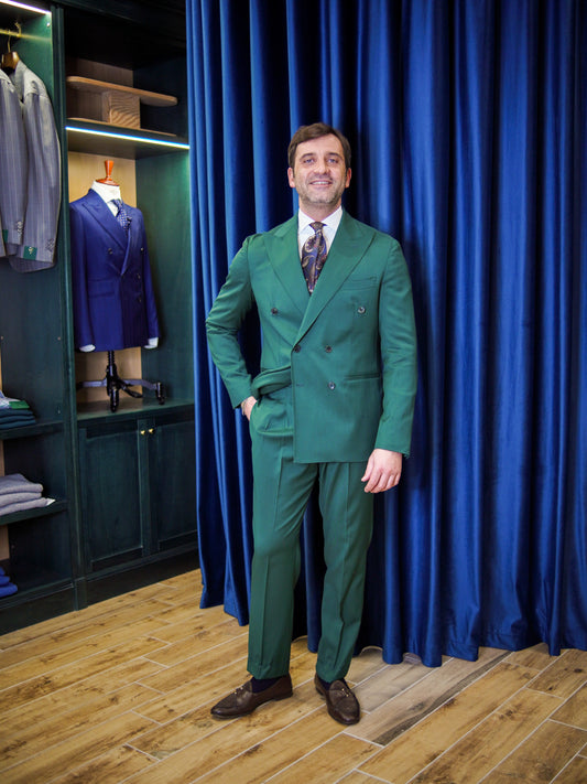 ABITO DOPPIOPETTO VERDE