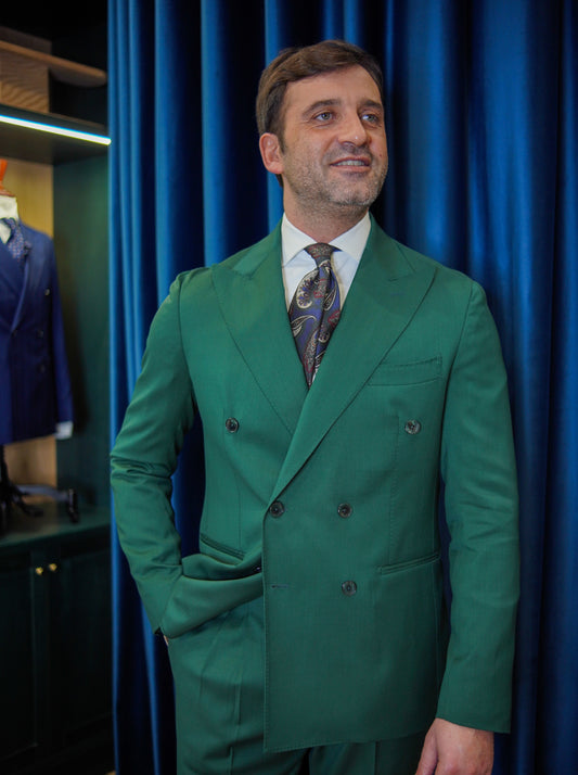 ABITO DOPPIOPETTO VERDE