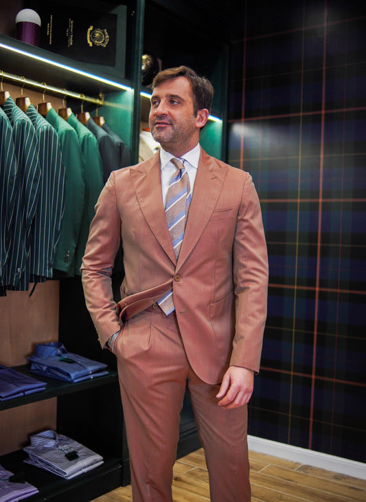 ABITO MONOPETTO SOLARO khaki/beije