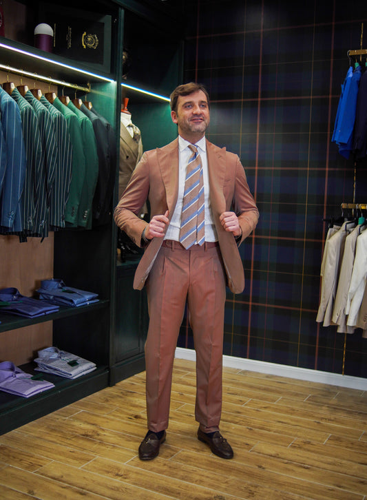 ABITO MONOPETTO SOLARO khaki/beije