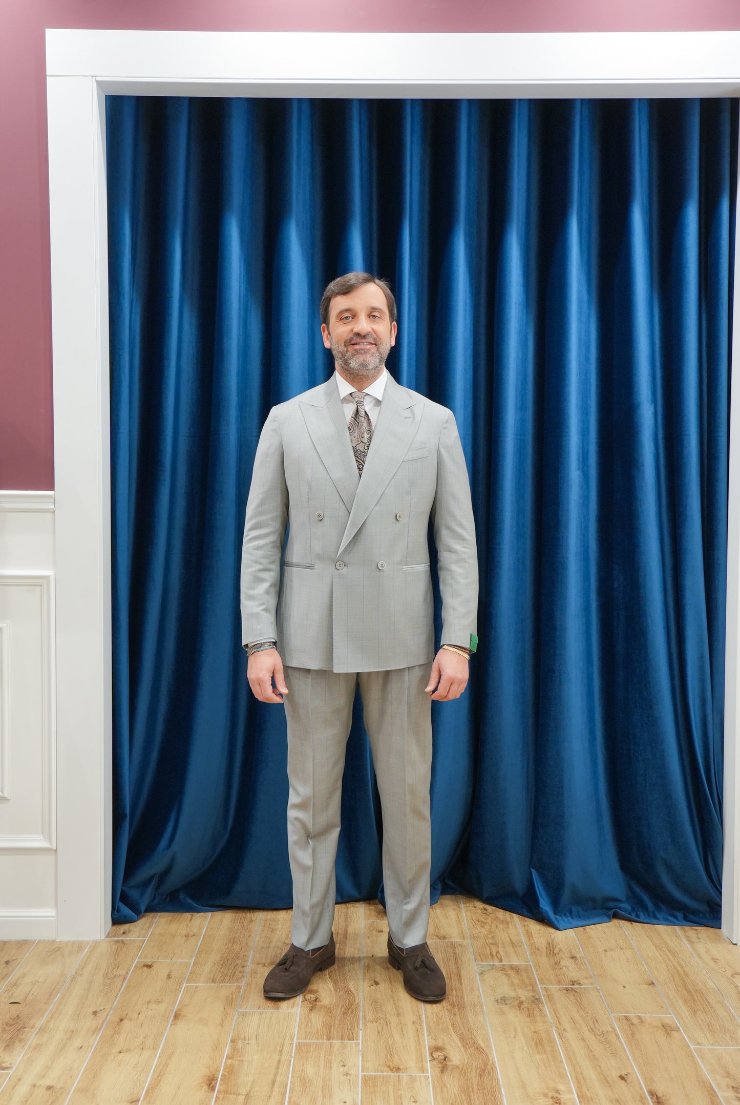 ABITO DOPPIOPETTO GRIGIO RIGO VIOLA