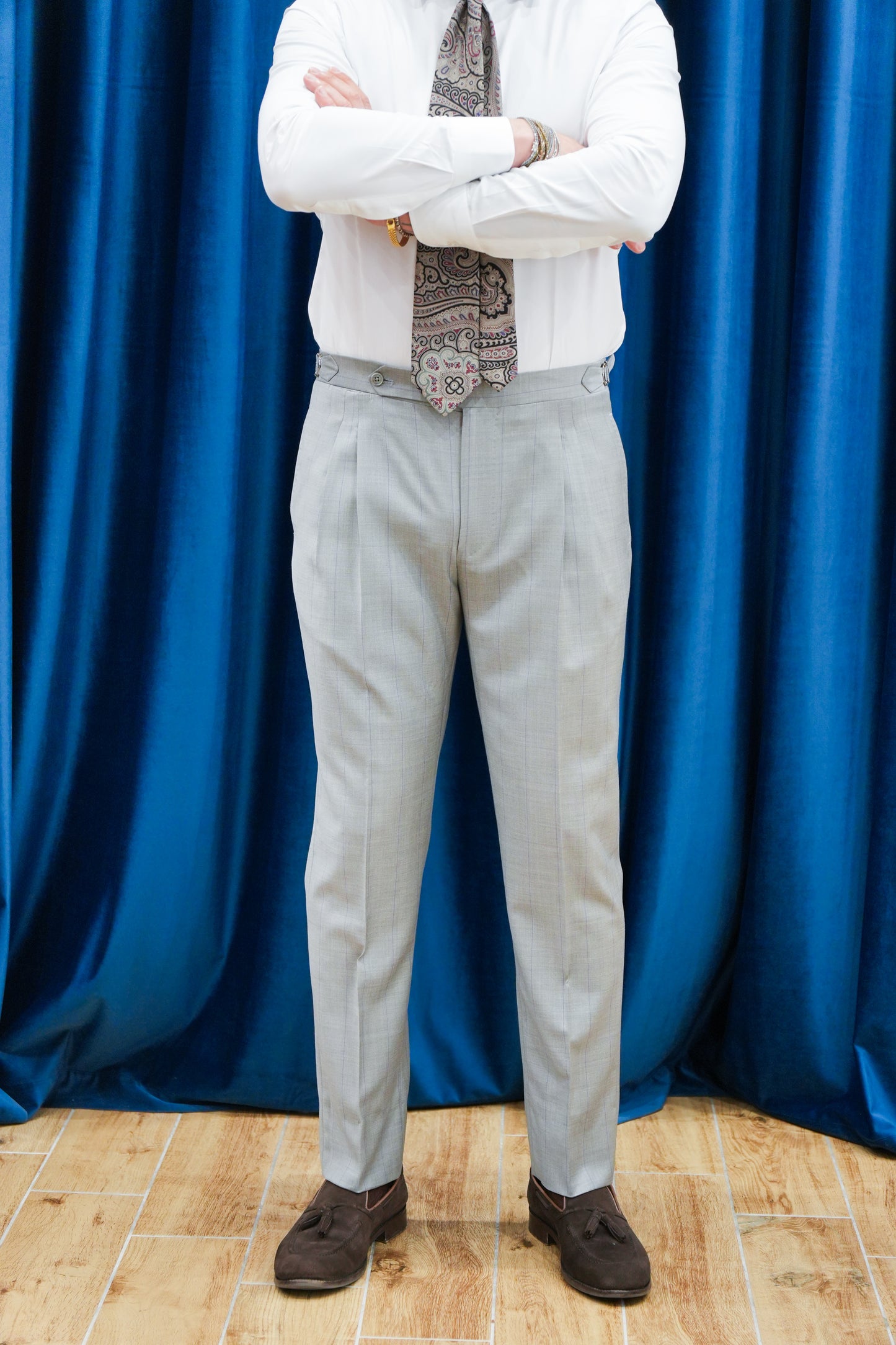 ABITO DOPPIOPETTO GRIGIO RIGO VIOLA